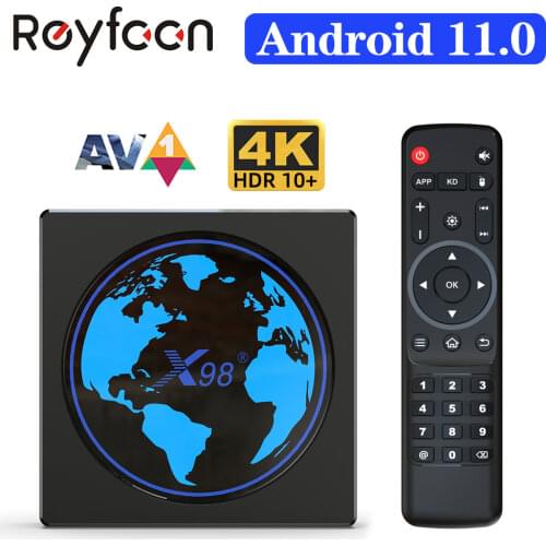 Smart TV Box Android 11 X98Mini 4GB 64GB 32GB Amlogic S905W2 Quad Core 2.4G 5G Wifi 100M 4K 60fps Media Player X98 Mini 2GB 16GB