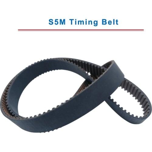 S5M Timing Belt with circular teeth 5M-780/790/800/810/815/830/835/845 belt width 15/20/25mm teeth pitch 5mm