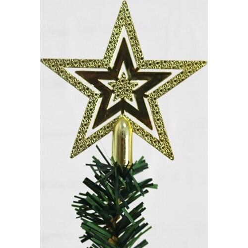 Merry Christmas Tree Star Decoration Small Fresh Xmas Supplies Toy Holiday Ornament Decoration New Year Gift Balls