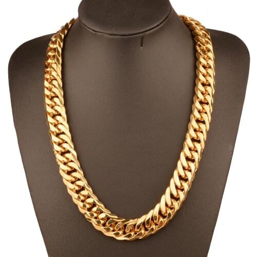 Tisnium Heavy Stainless Steel Choker Men Women Necklace Bracelet Accessories Punk Hip-hop Style Best Gift Wholesale and Retail