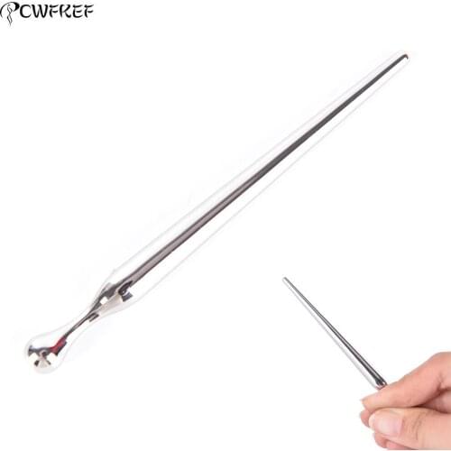 100mm Stainless Steel Penis Plug Urethral Sounds Sex Toys Stretching Male Chastity Device Urethral Dilators Catheters