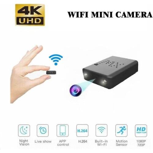 Wifi IP Mini Camera Full HD 4K Video Recorder Night Vision Mini Video Receiver Cam Mini Motion Detection DVR