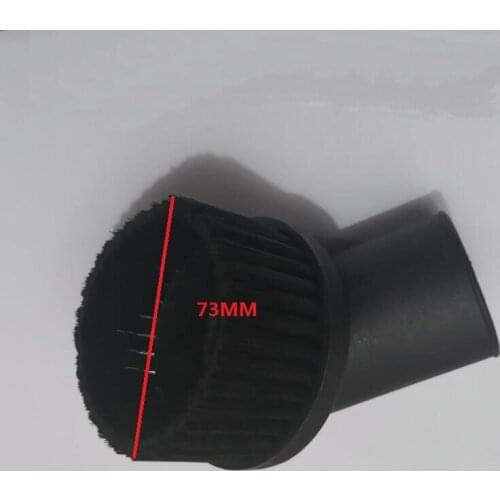 Industrial Vacuum Cleaner Parts Black Round Brush inner diameter 44mm