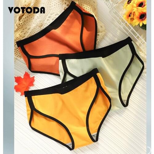 Women Cotton Panties Ladies Solid Color Seamless Underwear Girls Sexy Mid-Rise Brifes Femal Fashion Breathable Sport Underpants