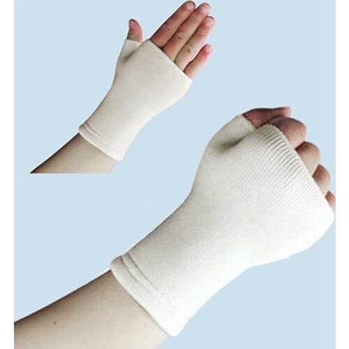 1 Pair Wrist Support Unisex Elastic Palm Gloves Sport Hand Wrist Arthritis Brace Sleeve Support Sportswear Accessories