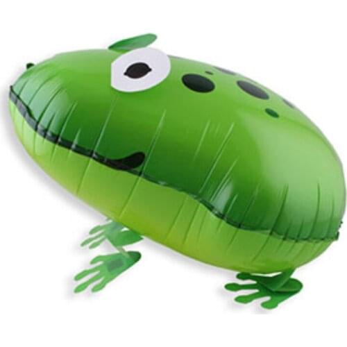 1PC Frog Helium Pet Walking Balloon Baby Shower Animal Foil Balloon Party Birthday Wedding Decorations