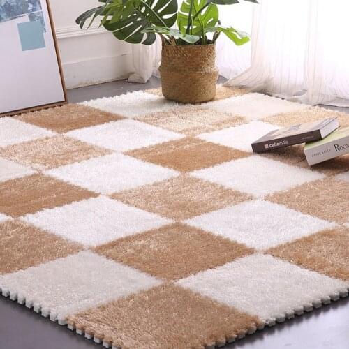 10 PCS 30*30 Cm Carpet Living Room Bedroom Children Kids Soft Magic Patchwork Jigsaw Splice Heads Climbing Baby Crawling Mat
