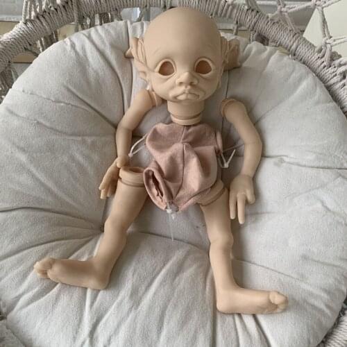 17ââ Realistic Lifelike Doll Educational Interactive Vinyl Doll with Soft Body Blank Reborn Toy Set DIY Accessories 69HE