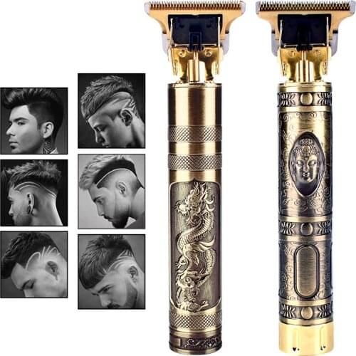 2021 T9 Electric Hair Trimmer Cordless Shaver Beard Trimmer Electric Shaver for Men 0mm Men Barber Hair Cutting Machine For Men