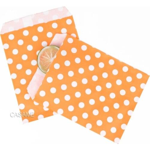 25/50/100pcs christmas Kraft colorful Paper Bags gift bags gift bag candy