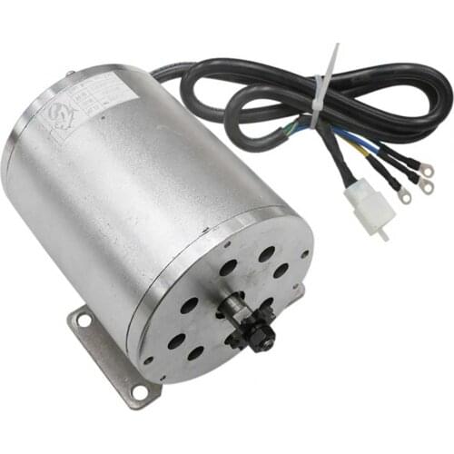 3 Speed 1800W 48V 9T 3300RPM Motor Engine For Electric Scooter Go Kart ATV Go Kart Quad Silver