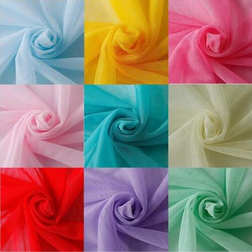 160cm*10meters/lot Soft Tulle 30A Gauze Mosquito Net Gauze Fabric Tulle Mesh Fabric for Wedding dress pettiskirt tutu net frabic