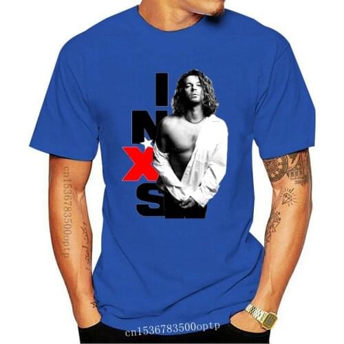 INXS Michael Hutchence White T shirt cotton