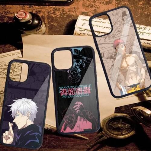 Jujutsu Kaisen Phone Case PC for iPhone 11 12 pro XS MAX 8 7 6 6S Plus X 5S SE 2020 XR