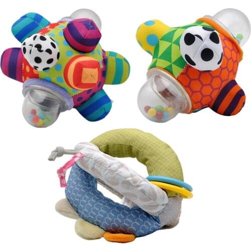 Baby Toys Fun Little Loud Bell Baby Rattle Kids Early Educational Toys for Toddler Baby Xmas Gifts