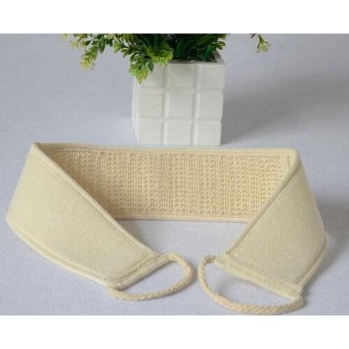 By dhl or ems 100 pcs Loofah Loofa Back Scrub Strap Bath Shower Body Wash Clean Cleaning Scrubber Tool SN1645