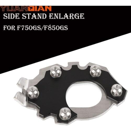 For BMW F 850 GS F850GS F750GS F850 GS F 750 GS 2018-2021 Motorcycle Side Stand Enlarge Extension Kickstand Plate Pad Support