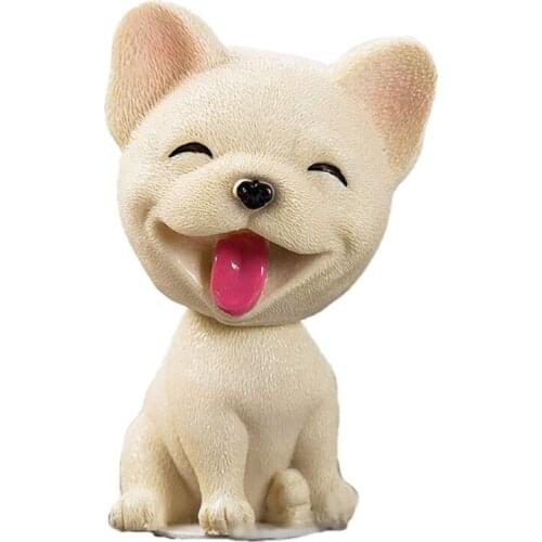 Shaking Head Dog Toy Cute Animal Ornament Car Interior Decoration Excellent Gift Suitable for Family Friends