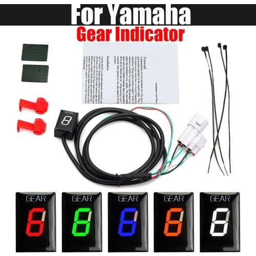 Motorcycle Gear Indicator Display 1-6 Level For Yamaha FZ6 FZS 600 1000 MT-03 YZF R6 R1 TDM 900 WR250X XJ6N XJR1300 XV1900