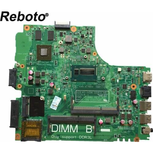 For DELL 3437 5437 Laptop Motherboard Mainboard SR170 i5-4200u GT 720M/2GB PWB:VF0MH CN-0YFVC4 0YFVC4 YFVC4 100% Tested