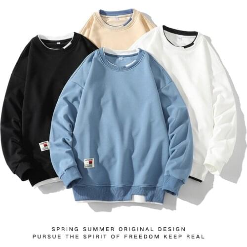 Male Essentials Hoodie Sweatshirt Autumn Japanese Street Casual Trendy Minimalist Couple Sports Oversized Sweatshirt for Teens
