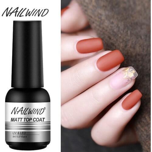 Nailwind Matt Top Coat Nail For Manicure Gel Polish Painting Nail Art Need to Cure UV LED lamp Gel Primer Gel Varnihses
