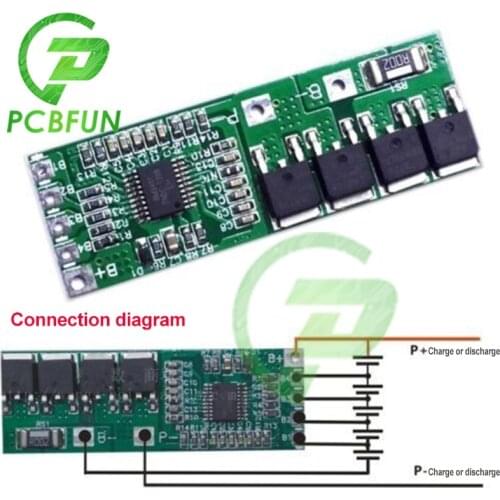 Wholesale 5S 10A 18.5V 21V Lithium Battery Protection PCB Board for 18650 Li-ion Battery Short Circuit Protection Module Board