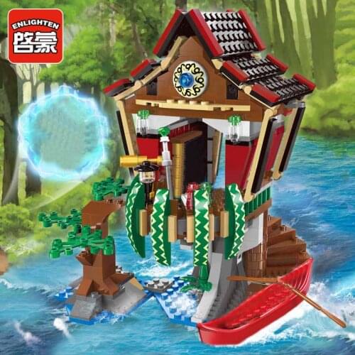 Pirates Series Sharks Horror Giant Scorpion Bricks Building Blocks Model Educational Toys for Children Gifts