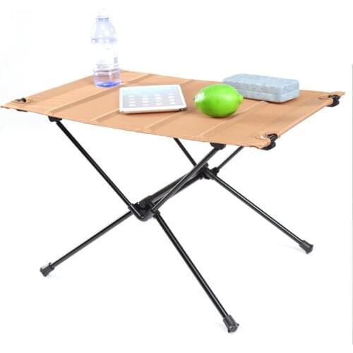 Folding Camping Table in the Open Air Portable Aluminum Alloy Folding Desk Portable Compact Roll Up Tables Party Barbecue Picnic