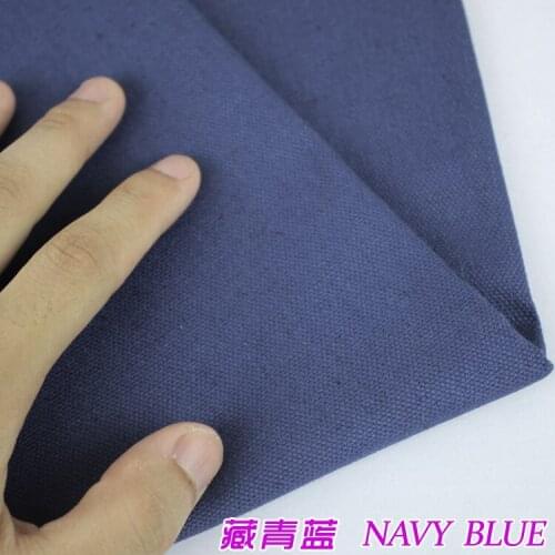Navy Blue Upholstery Canvas Cotton Duck Fabric Cotton Fabric Canvas Fabric 60"wide Sold By The Yard Free shipping