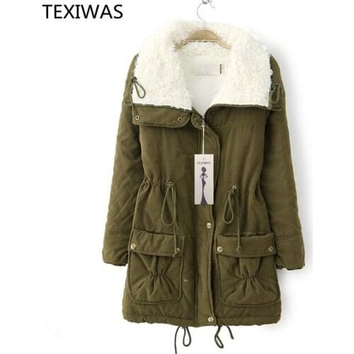 Женские осенние парки TEXIWAS China At AliExpress