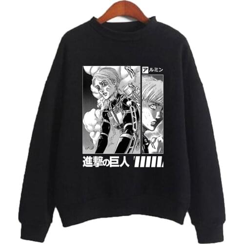Attack on Titan AOT Hoodies Armin Arlert Sweatshirts Cozy Tops Pullovers Sudadera felpa moletom
