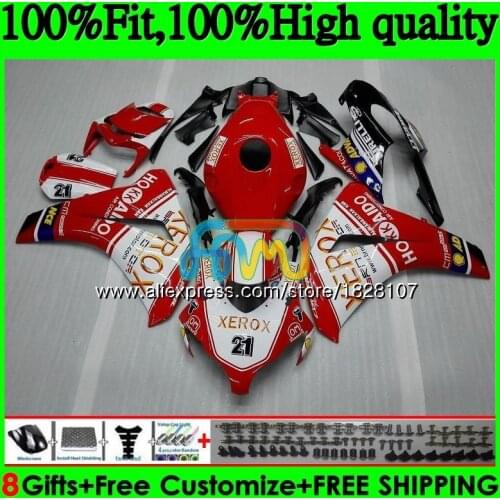 Injection For HONDA CBR1000 CBR 1000 RR CC 1000RR 08 109BS.15 CBR1000RR 08 09 10 Red white 11 2008 2009 2010 2011 OEM Fairing