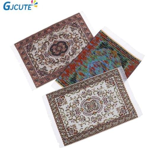 1:12 Dollhouse Miniature Turkish Style Area Rug/Carpet/Mat Floor Coverings for Dolls House Any Rooms Furniture Decor