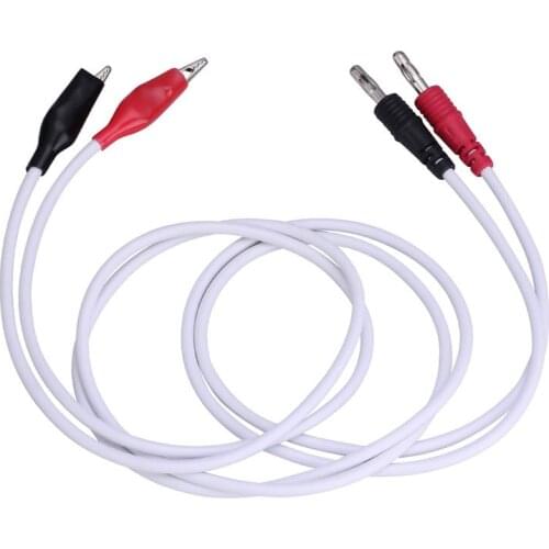 10A Banana Plug Alligator Clip DC Regulated Power Supply Output Cable Connecting Line For Cell Phon Repair