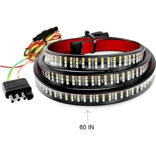 60" Tailgate LED Strip Bar Truck Stop Brake Turn Signal Tail Light for Ford F150