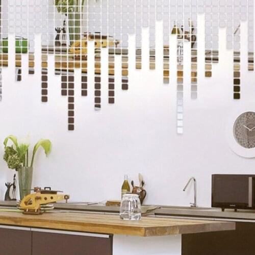 Acrylic crystal three-dimensional wall stickers mosaic mirror sofa wall stickers fashion 100 pcs