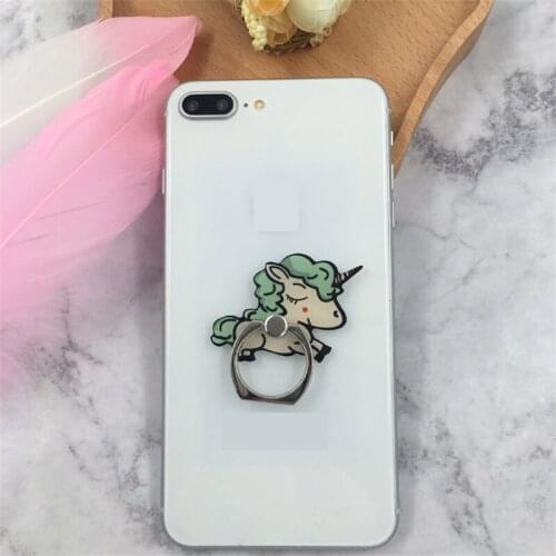 UVR Unicorn Mobile Phone Stand Holder Cute Animal Finger Ring Mobile Smartphone Holder Stand For iPhone Xiaomi Huawei All Phone
