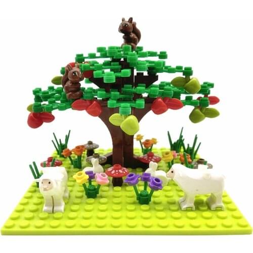 New Toys Animals Farm Building Blocks Compatible Classic Mini MOC City Street Bricks Toys for Children DIY Gift Juguetes Bloques