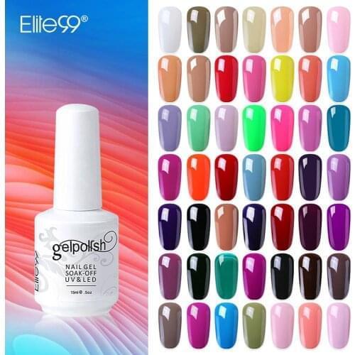 Elite99 15ml Gel Nail Polish Hybrid Varnishes Semi Permanent UV LED Manicure Paint Nail Art Design Gel Polish Enamel Lacquer