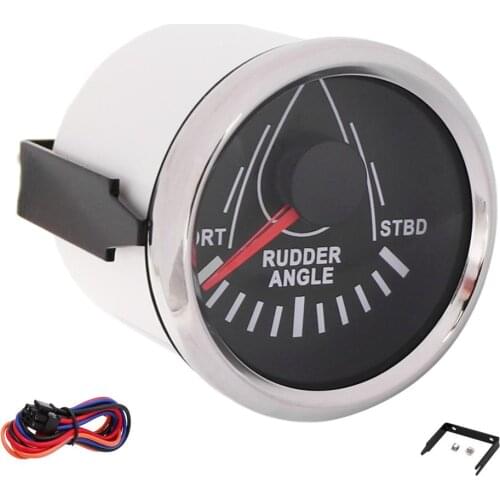Boat Rudder Angle Indicator Gauge Waterproof Rudder Angle Gauge fit for 0~190ohm Sensor