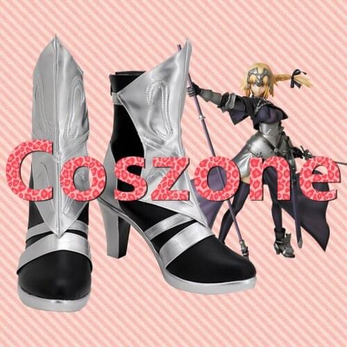 Fate Apocrypha Ruler Joan of Arc Cosplay Shoes Boots Halloween Carnival Cosplay Costume Accessories