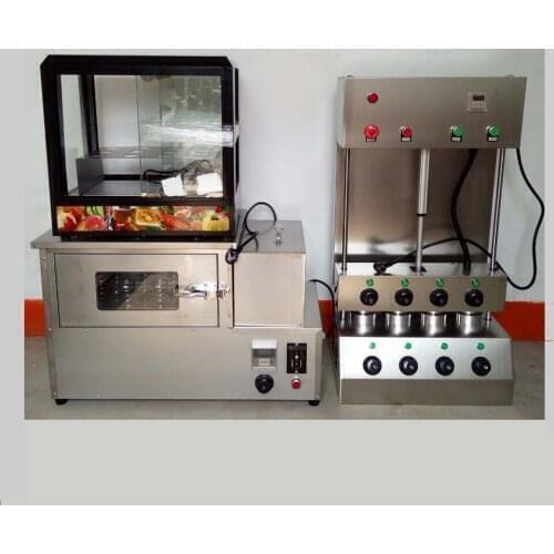 Snack food machines commercial use kono cone pizza machine bakery machines with different mould