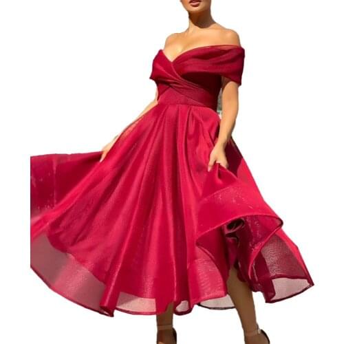 Dress 2021 Summer New Womens Solid Casual Party Night Dress Club Off Shoulder Gown Elegant Backless Sexy Dress Birthday