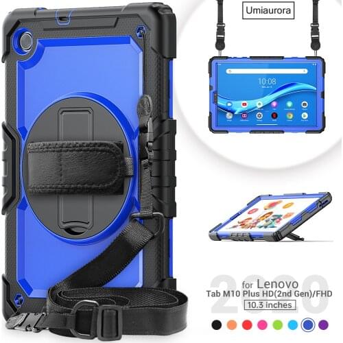 For Lenovo Tab M10 HD 2nd Gen TB-X306X/X306F Kids Shockproof Case Stand Cover For Tab M10 Plus 10.3 TB X606F M8 8.0 8705F 8505X
