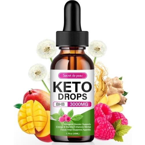 Secret De Peau Weight Loss BHB Keto Drops Provide Energy Consume Burning Fat Drops For Belly Slimming Healthy Weight Loss Drops