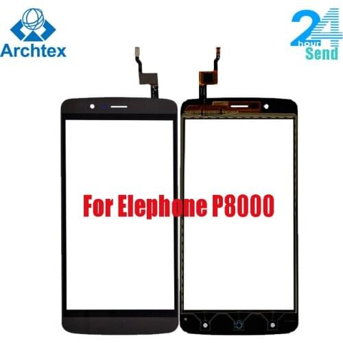 For Original Elephone P8000 Touch Screen Panel Glass Lens Digitizer Sensor +Tools 100% Test Stock