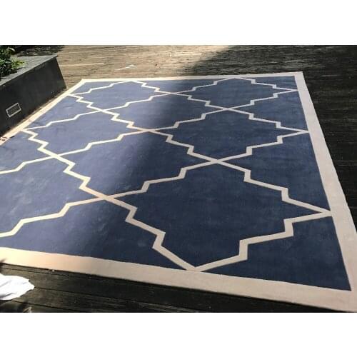 Gray large size Acrylic carpet alfombras Modern Handmade carpets Living room Bedroom Fashion creative Coffee table sofa tapete