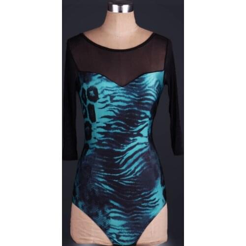 Latin dance Siamese coat New Professional Ballroom Dance acrobatics costume adult dance Halter Siamese coat