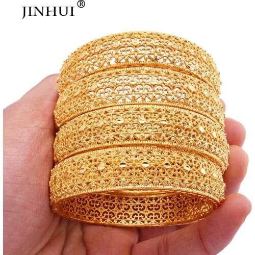 African Wholesale 24K Gold Plated can open bangles jewelry jewellery Dubai Indian bracelet wedding gifts for women bracelets